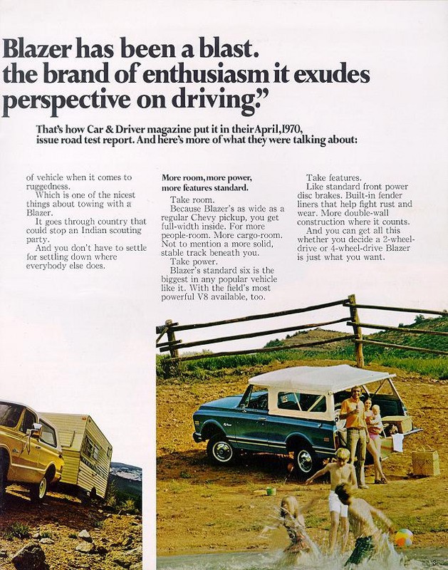 1971 Chevrolet Blazer Brochure Page 7